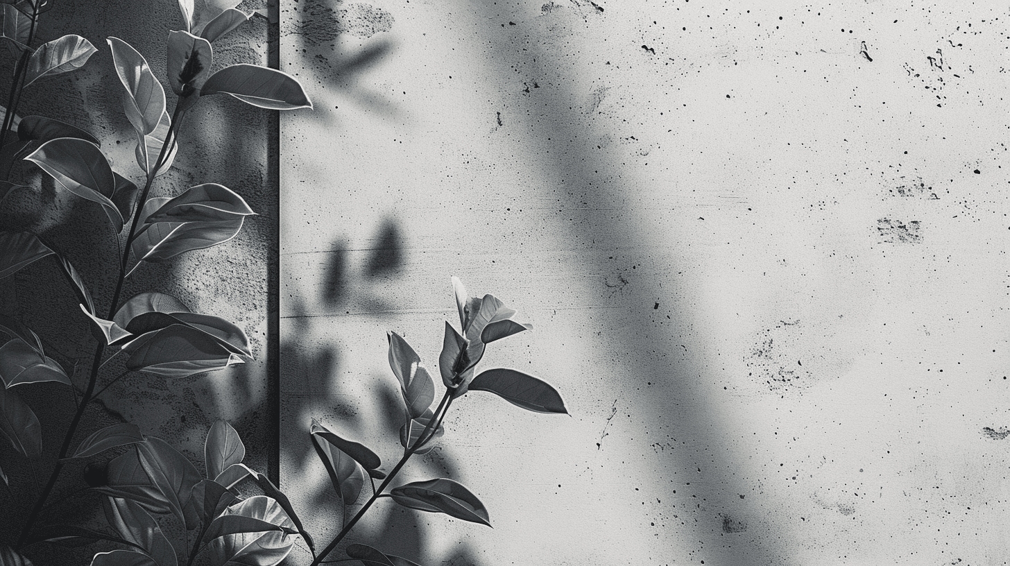 Decorative background with leaves